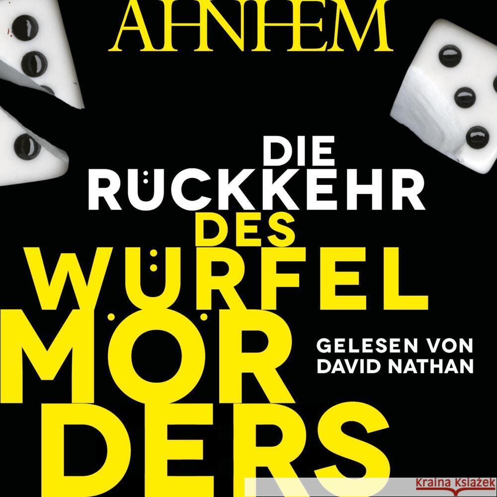 Die Rückkehr des Würfelmörders (Würfelmörder-Serie 2), 2 Audio-CD, 2 MP3 Ahnhem, Stefan 9783869092874 Hörbuch Hamburg - książka