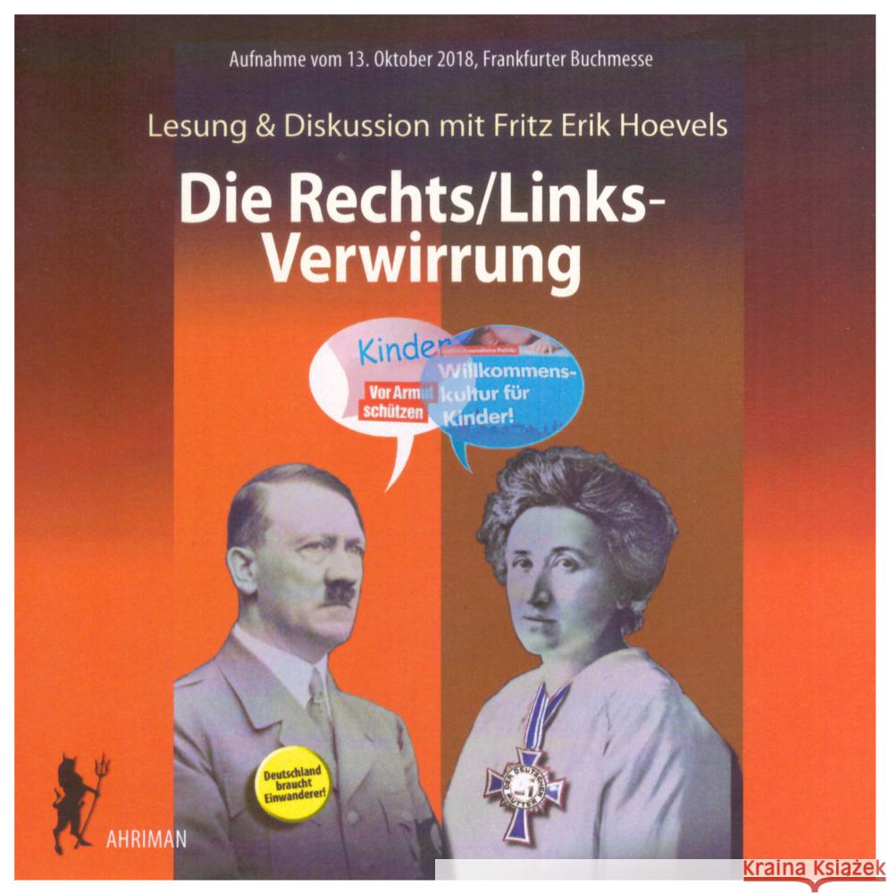 Die Rechts/Links-Verwirrung, 2 Audio-CD Hoevels, Fritz Erik 9783894841089 Ahriman-Verlag - książka