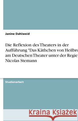 Die Reflexion des Theaters in der Aufführung 