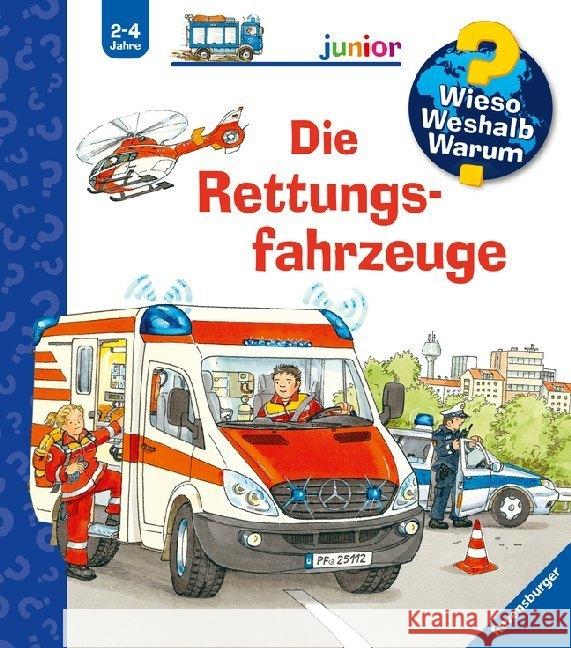Die Rettungsfahrzeuge Erne, Andrea 9783473328901 Ravensburger Buchverlag - książka
