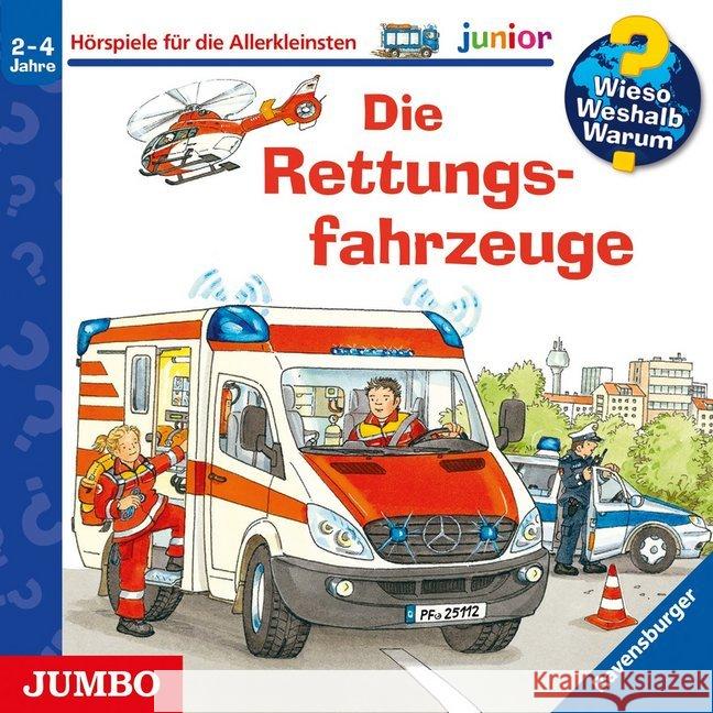 Die Rettungsfahrzeuge, 1 Audio-CD  9783833733321 Jumbo Neue Medien - książka