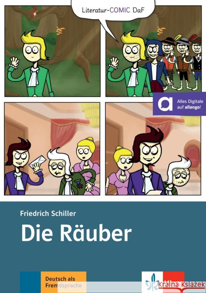 Die Räuber Schiller, Friedrich, Janas, Carina 9783126742511 Klett Sprachen GmbH - książka