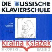 Die Russische Klavierschule. Bd.2, 2 Audio-CDs  9783935196925 Sikorski - książka