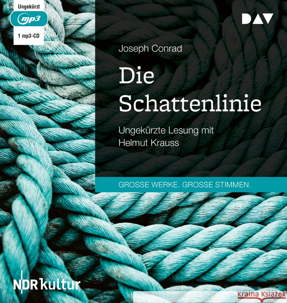 Die Schattenlinie, 1 Audio-CD, 1 MP3 Conrad, Joseph 9783742431240 Der Audio Verlag, DAV - książka