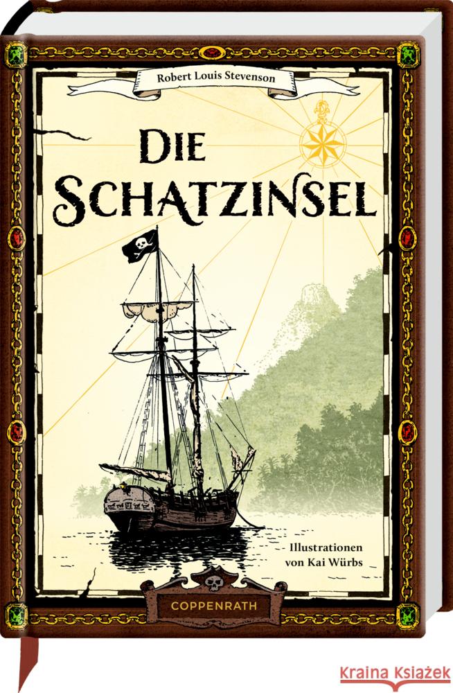 Die Schatzinsel Stevenson, Robert Louis 9783649651673 Coppenrath, Münster - książka