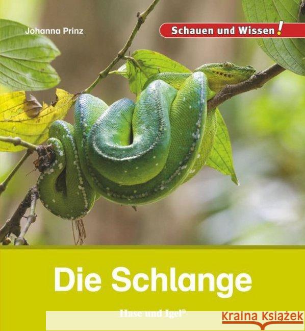 Die Schlange Prinz, Johanna 9783867609661 Hase und Igel - książka