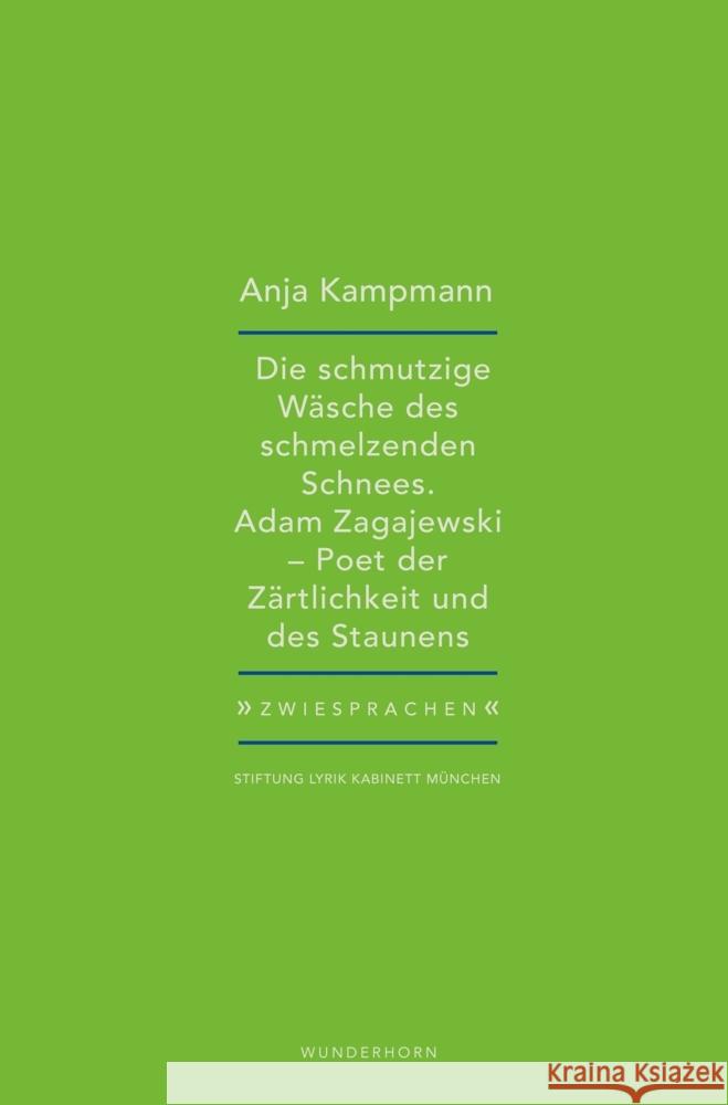 Die schmutzige Wäsche des schmelzenden Schnees Kampmann, Anja 9783884237083 Wunderhorn - książka
