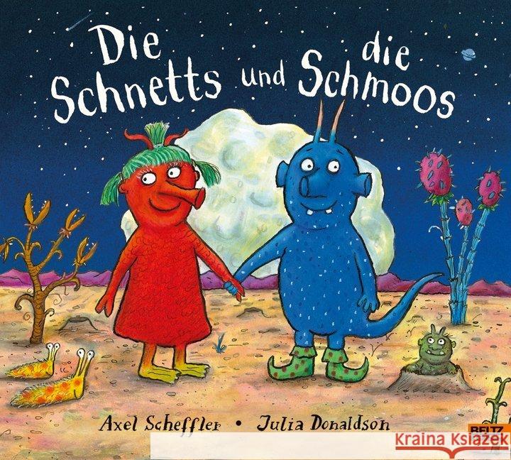 Die Schnetts und die Schmoos : Vierfarbiges Bilderbuch. Ausgezeichnet mit den British Book Award 2020 Scheffler, Axel; Donaldson, Julia 9783407754448 Beltz - książka