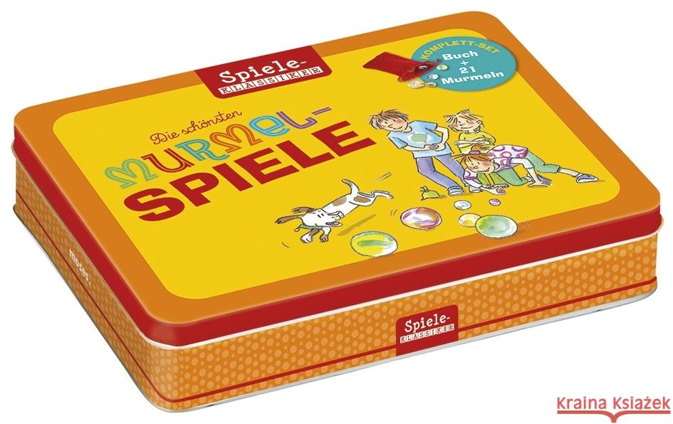 Die schönsten Murmelspiele (Kinderspiel) + Buch  4033477031587 moses. Verlag - książka