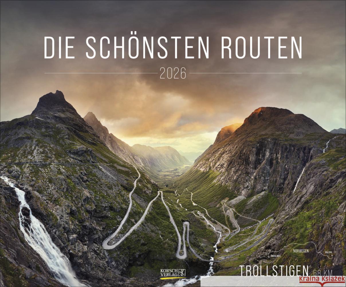 Die schönsten Routen 2026  9783731888055 Korsch - książka