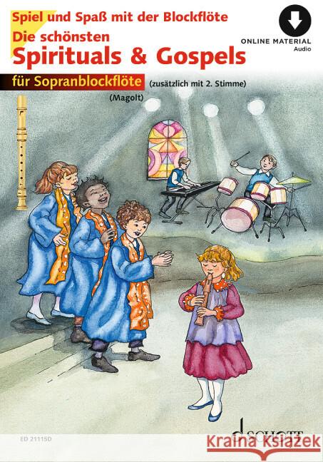 Die schönsten Spirituals & Gospels  9783795727871 Schott Music, Mainz - książka