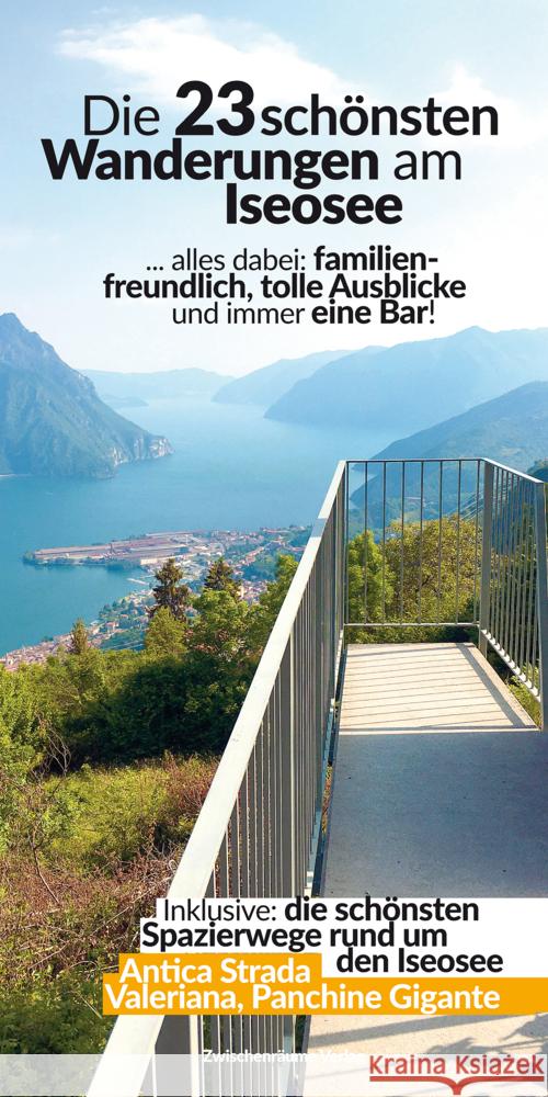 Die schönsten Wanderungen am Iseosee Hüther, Robert 9783943663303 Zwischenräume - książka