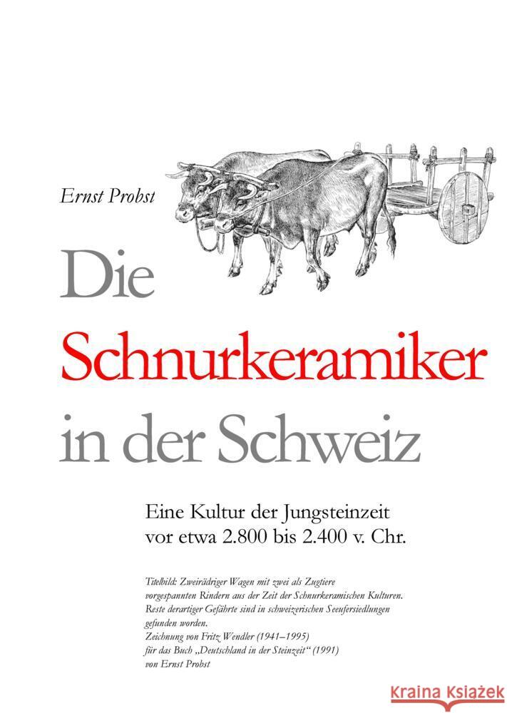 Die Schnurkeramiker in der Schweiz Probst, Ernst 9783384462350 tredition - książka