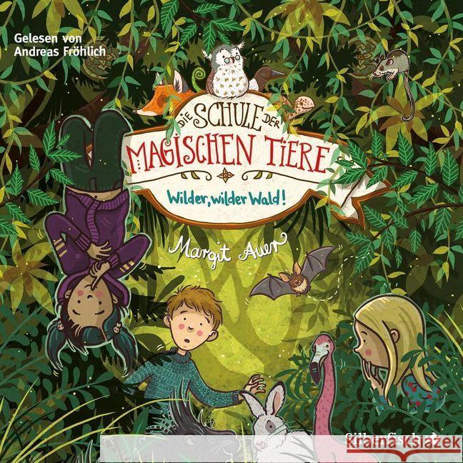 Die Schule der magischen Tiere 11: Wilder, wilder Wald!, 2 Audio-CD Auer, Margit 9783745602364 Silberfisch - książka