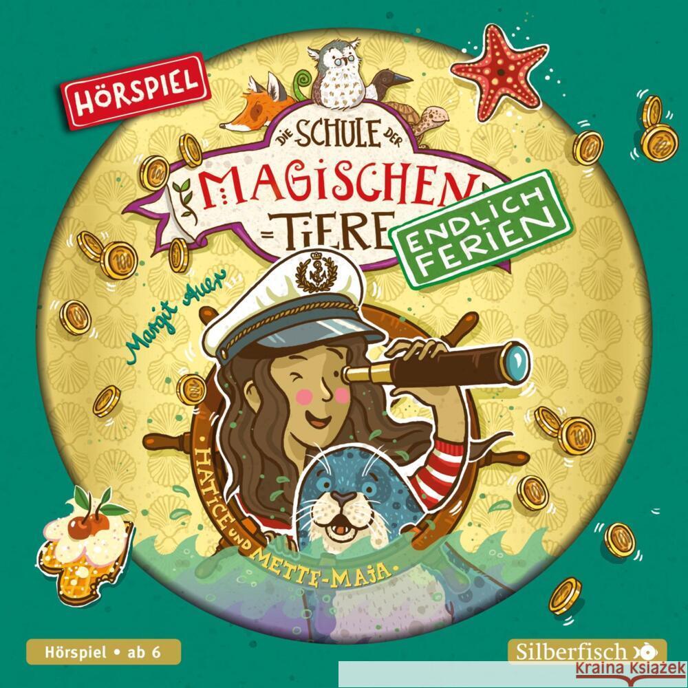 Die Schule der magischen Tiere - Endlich Ferien - Hörspiele 6: Hatice und Mette-Maja - Das Hörspiel, 1 Audio-CD Auer, Margit 9783745603033 Silberfisch - książka