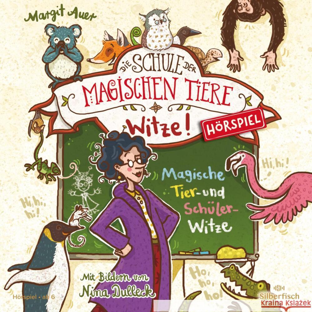 Die Schule der magischen Tiere - Hörspiele: Witze!, 1 Audio-CD Auer, Margit 9783745604238 Silberfisch - książka