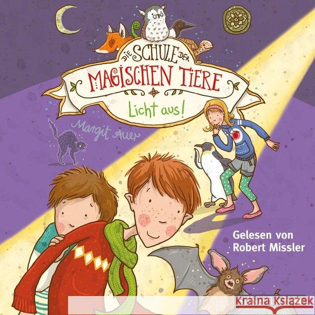 Die Schule der magischen Tiere - Licht aus!, 2 Audio-CDs : gek. Aufl. Auer, Margit 9783867421775 Silberfisch - książka
