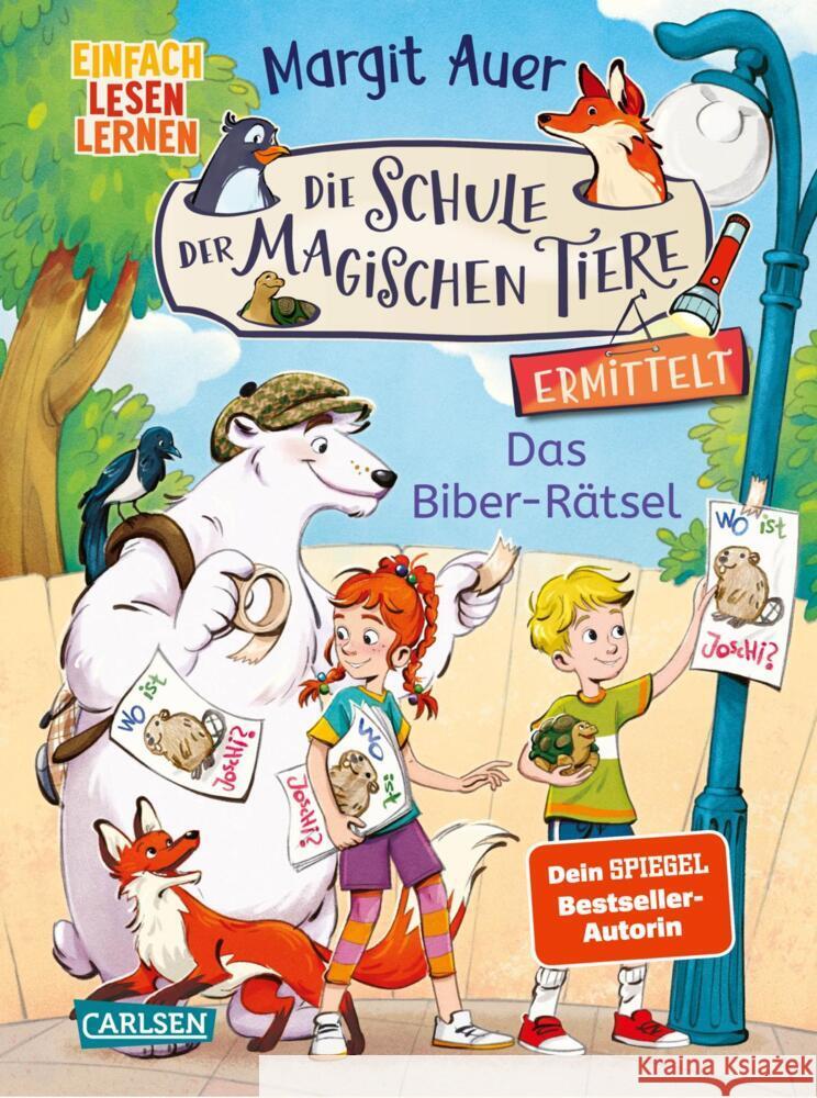 Die Schule der magischen Tiere ermittelt Neuausgabe 7: Das Biber-Rätsel Auer, Margit 9783551657374 Carlsen - książka