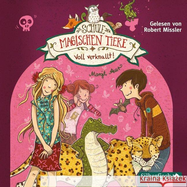 Die Schule der magischen Tiere, Voll verknallt, 2 Audio-CDs : Gekürzte Lesung Auer, Margit 9783867425780 Silberfisch - książka