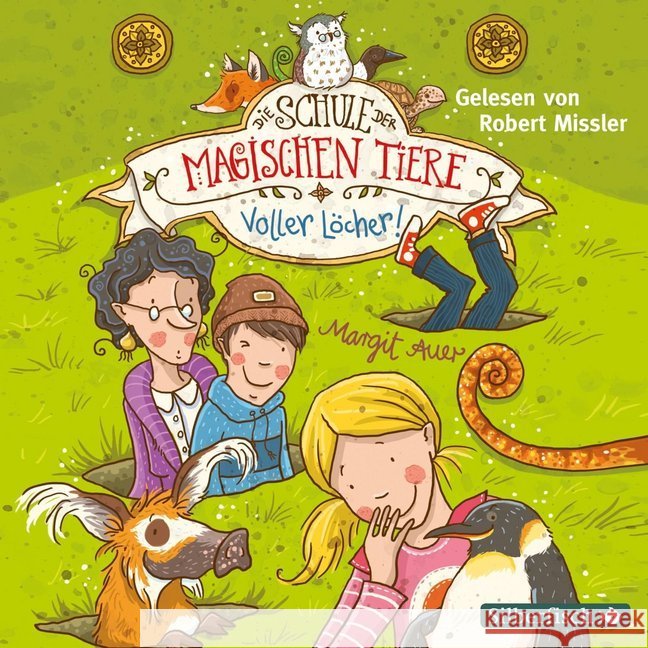 Die Schule der magischen Tiere - Voller Löcher!, 2 Audio-CDs Auer, Margit 9783867421508 Silberfisch - książka