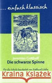 Die schwarze Spinne Gotthelf, Jeremias Lübke, Diethard  9783464609484 Cornelsen - książka