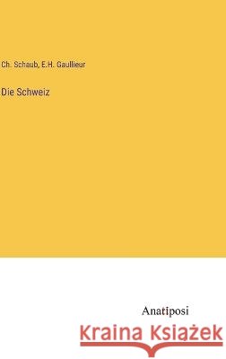 Die Schweiz Ch Schaub E. H. Gaullieur 9783382005351 Anatiposi Verlag - książka