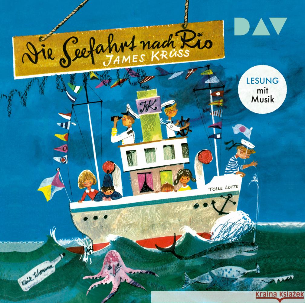 Die Seefahrt nach Rio, 1 Audio-CD Krüss, James 9783742435996 Der Audio Verlag, DAV - książka