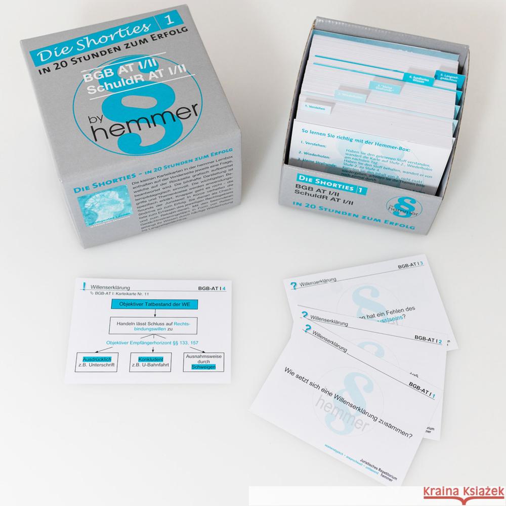 Die Shorties Box 1: BGB AT, Schuldrecht Hemmer, Karl-Edmund, d'Alquen, Clemens 9783968383262 hemmer/wüst - książka
