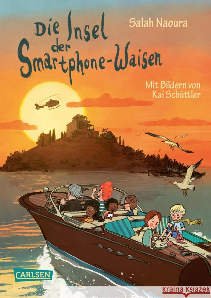 Die Smartphone-Waisen 2: Die Insel der Smartphone-Waisen Naoura, Salah 9783551557773 Carlsen - książka