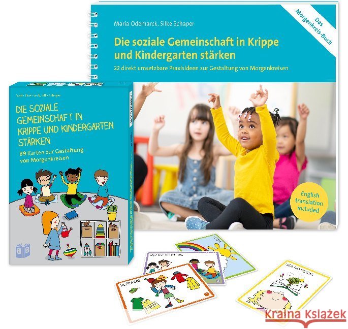 Die soziale Gemeinschaft in Krippe und Kindergarten stärken, m. 1 Buch, m. 1 Beilage Odemarck, Maria; Schaper, Silke 9783946829492 Bananenblau - książka