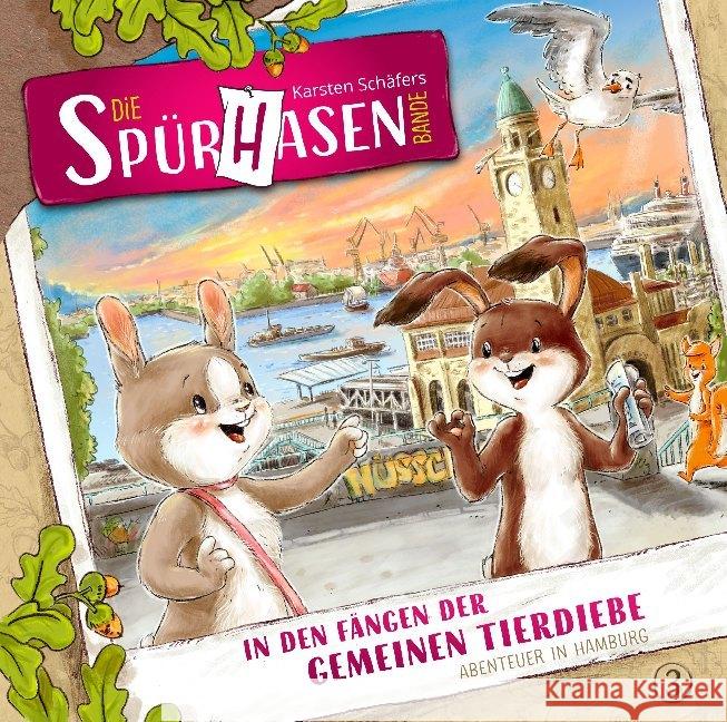 Die Spürhasen-Bande - In den Fängen der gemeinen Tierdiebe, 1 Audio-CD Schäfer, Karsten 9783981633634 Eulenberg Verlag - książka
