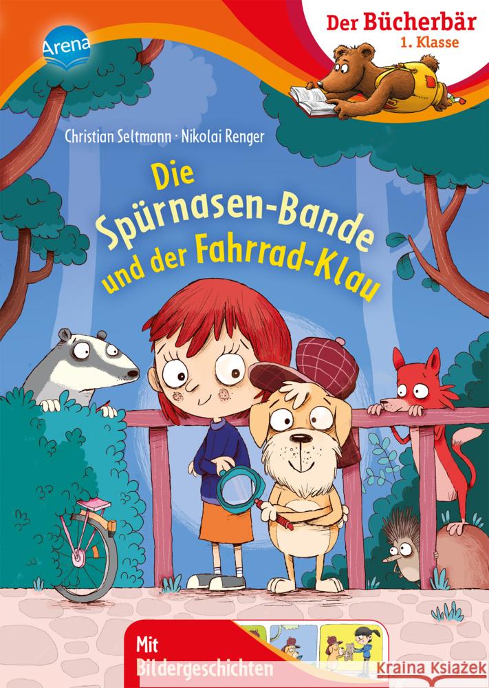 Die Spürnasen-Bande und der Fahrrad-Klau Seltmann, Christian 9783401717203 Arena - książka