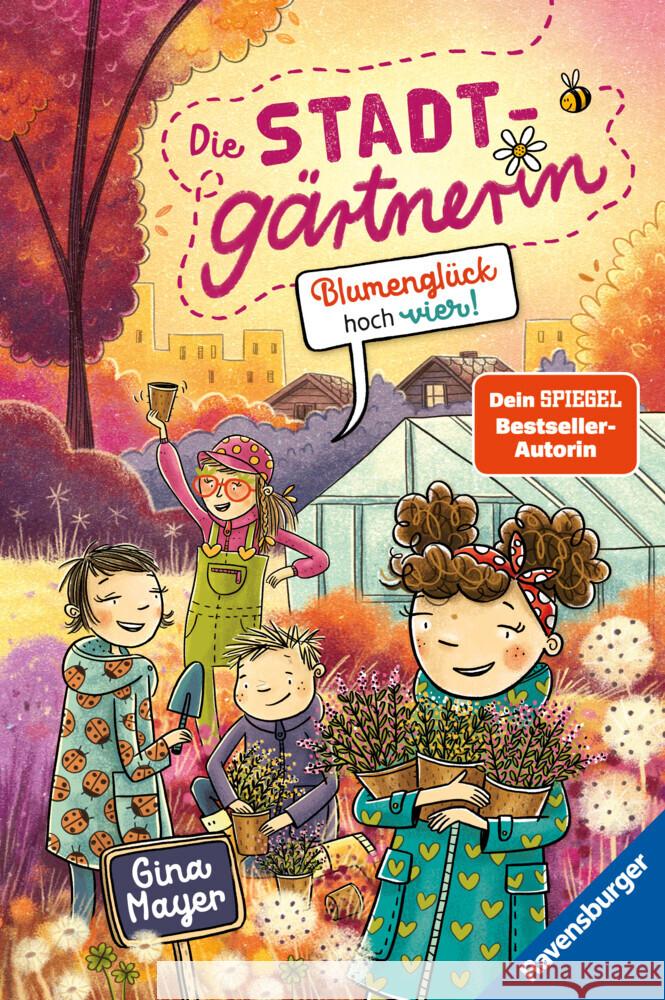 Die Stadtgärtnerin, Band 3 - Blumenglück hoch vier! Mayer, Gina 9783473404780 Ravensburger Verlag - książka