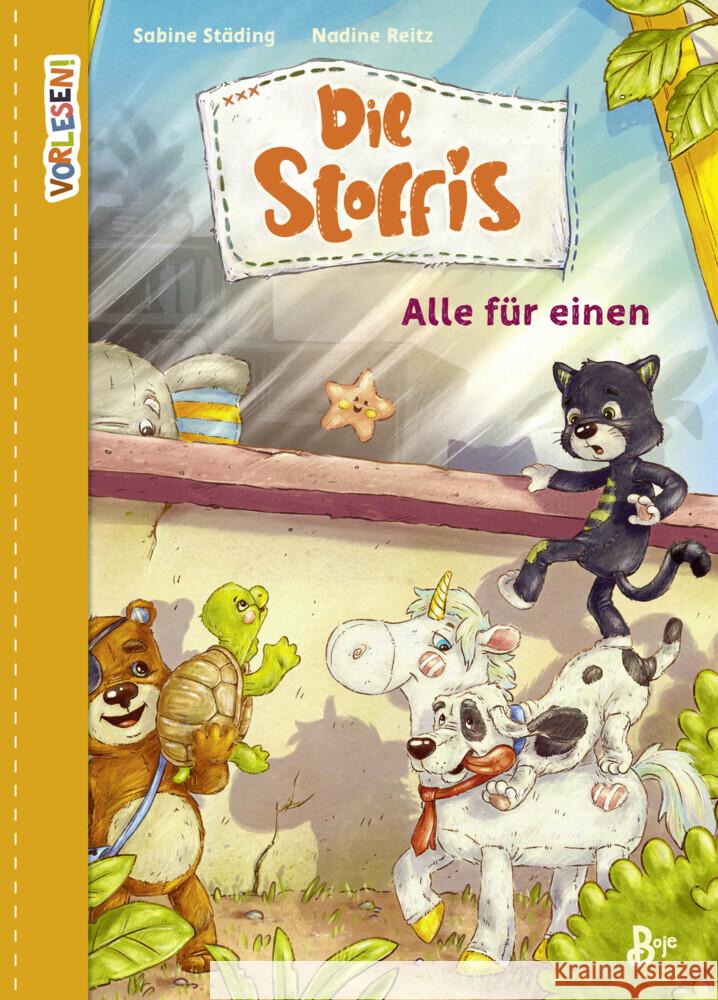 Die Stoffis - Alle für einen (Band 2) Städing, Sabine 9783414826572 Boje Verlag - książka