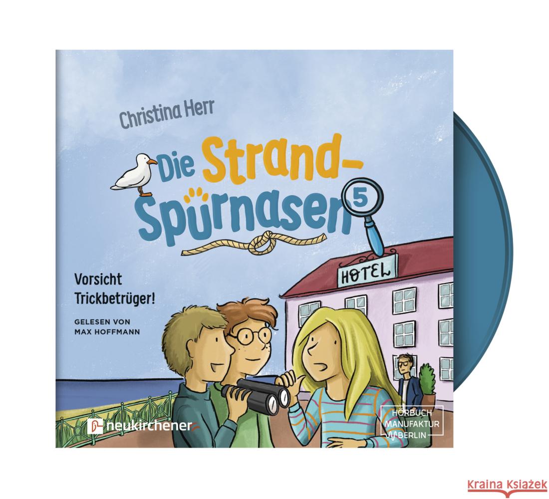 Die Strandspürnasen 5 - Vorsicht Trickbetrüger! - Hörbuch, 1 Audio-CD, 1 MP3 Herr, Christina 9783761567838 Neukirchener Verlag - książka