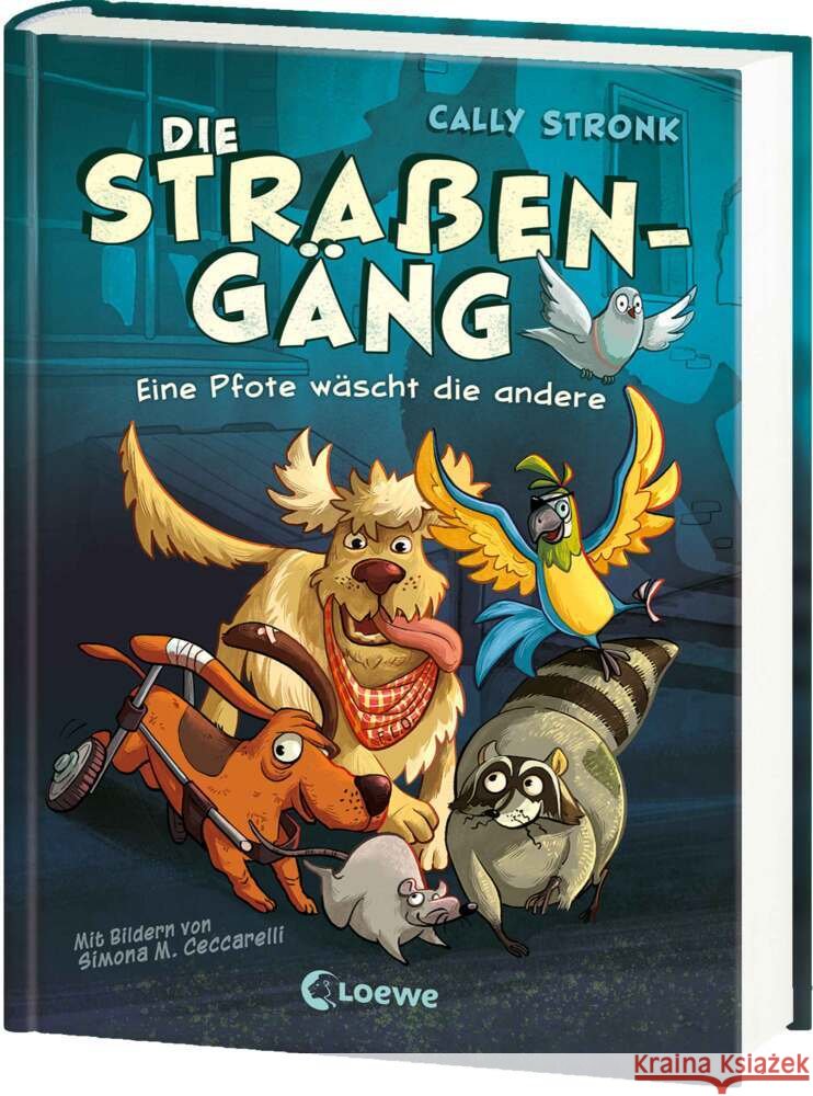 Die Straßengäng (Band 1) - Eine Pfote wäscht die andere Stronk, Cally 9783743215115 Loewe - książka