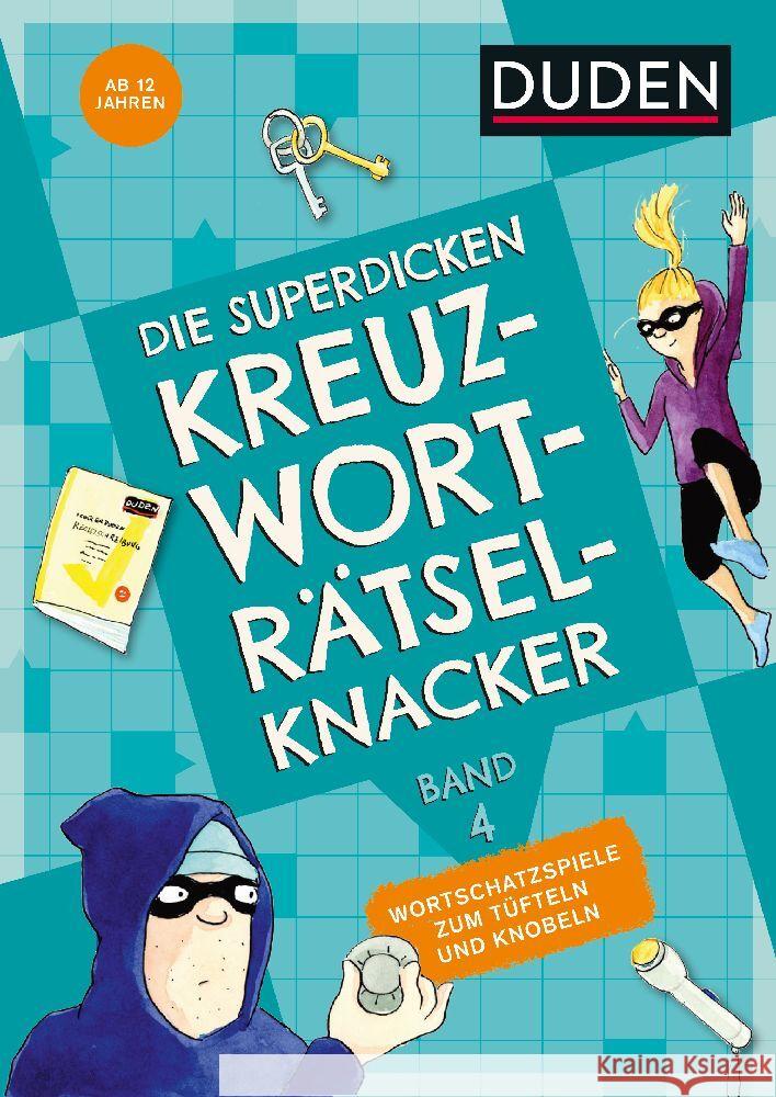 Die superdicken Kreuzworträtselknacker - ab 12 Jahren (Band 4) Pressebüro KANZLIT 9783411722433 Duden - książka