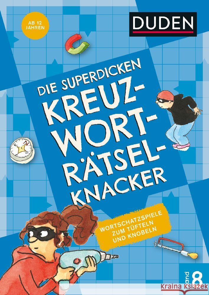 Die superdicken Kreuzworträtselknacker - ab 12 Jahren (Band 8)  9783411722488 Duden - książka