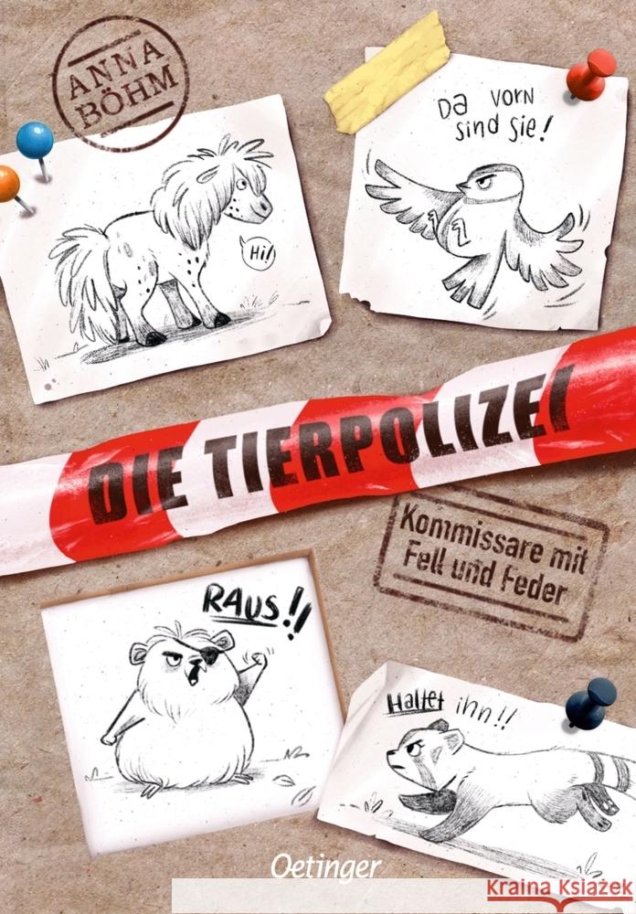 Die Tierpolizei - Kommissare mit Fell und Feder Böhm, Anna 9783789121234 Oetinger - książka