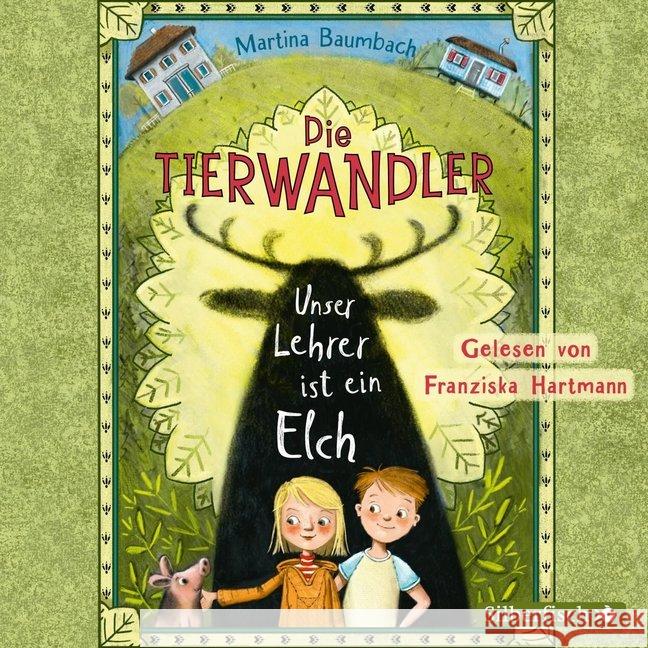 Die Tierwandler - Unser Lehrer ist ein Elch, 2 Audio-CD : 2 CDs, Lesung. CD Standard Audio Format. Gekürzte Ausgabe Baumbach, Martina 9783745601473 Silberfisch - książka