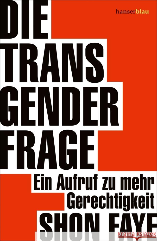 Die Transgender-Frage Faye, Shon 9783446273948 hanserblau - książka
