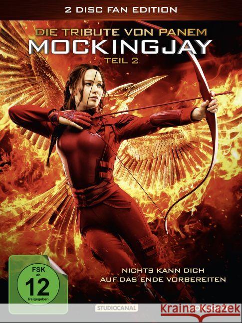 Die Tribute von Panem - Mockingjay. Tl.2, 2 DVDs (Fan Edition) : Für Hörgeschädigte geeignet. USA Collins, Suzanne 4006680078366 Studiocanal - książka