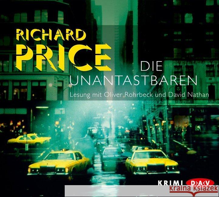 Die Unantastbaren, 7 Audio-CDs : Lesung mit Oliver Rohrbeck und David Nathan Price, Richard 9783862316038 Der Audio Verlag, DAV - książka