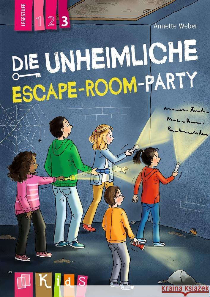 Die unheimliche Escape-Room-Party - Lesestufe 3 Weber, Annette 9783834665980 Verlag an der Ruhr - książka