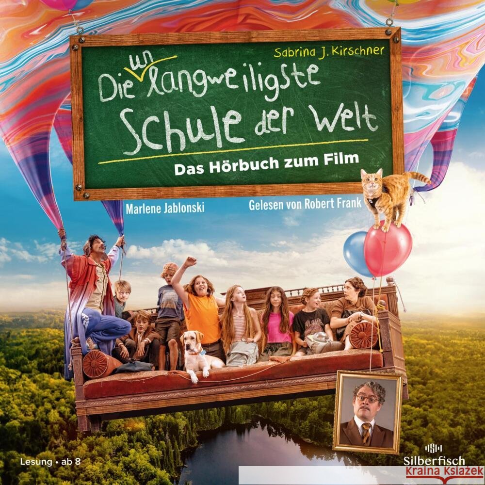Die unlangweiligste Schule der Welt, Das Hörbuch zum Film, 2 Audio-CD Jablonski, Marlene, Kirschner, Sabrina J. 9783745604818 Silberfisch - książka