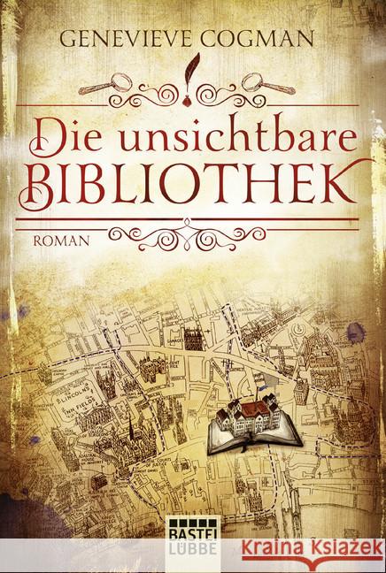 Die unsichtbare Bibliothek : Roman Cogman, Genevieve 9783404208708 Bastei Lübbe - książka