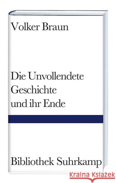 Die Unvollendete Geschichte und ihr Ende Braun, Volker   9783518222775 Suhrkamp - książka