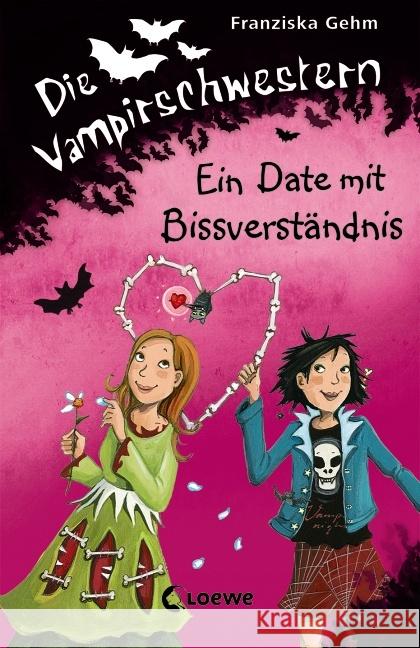 Die Vampirschwestern - Ein Date mit Bissverständnis Gehm, Franziska 9783785576823 Loewe Verlag - książka
