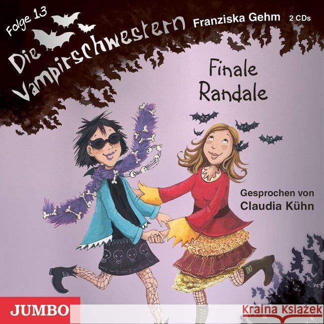 Die Vampirschwestern - Finale Randale, 2 Audio-CDs : Lesung Gehm, Franziska 9783833736148 Jumbo Neue Medien - książka