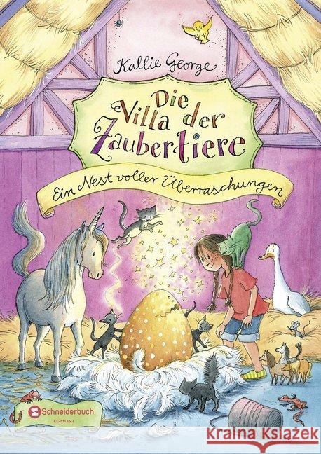 Die Villa der Zaubertiere - Ein Nest voller Überraschungen George, Kallie 9783505137907 Egmont SchneiderBuch - książka